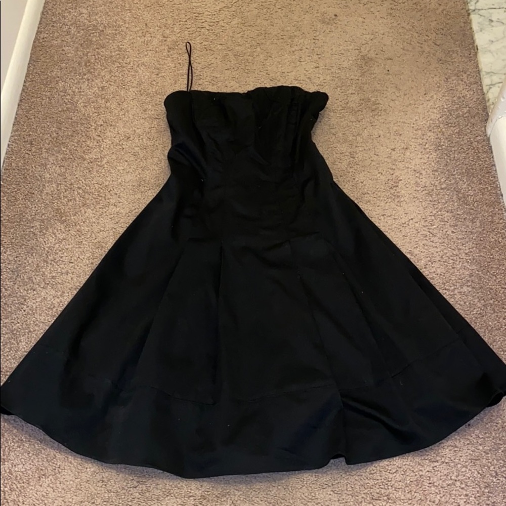 NWT Express strapless black dress